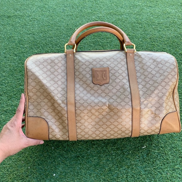 Celine Macadam Travel bag in Boston style VINTAGE - Picture 1 of 8